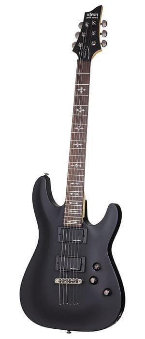 Schecter Demon-6 ABSN Aged Black Satin 6 String Electric Guitar
